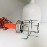 Vintage looplamp oranje
