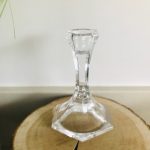 Vintage kandelaar glas Hollywood Regency