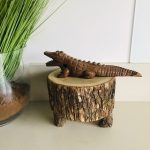 houtsnijwerk krokodil costa rica
