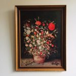 bohemian bloemschilderij vintage boho