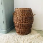 landelijke rotan mand riet hoog