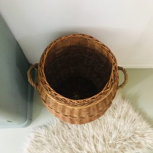 Landelijke rotan mand speelgoedmand vintage - Afbeelding 4