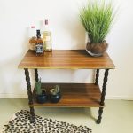 vintage trolley messing barcart hout