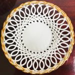 geweven porseleinen schaaltje geweven