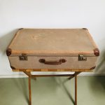 brocante koffer xl vintage beige
