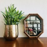 vintage pronkkastje hout