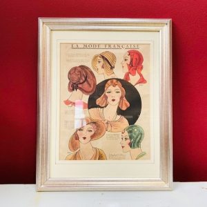 Artdeco prent mode hoeden