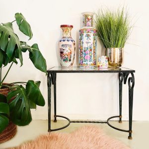 Chinese vloervaas bloemen vintage - Afbeelding 3