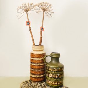 XL West Germany vloervaas klaver groen - Afbeelding 2