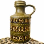 West germany vloervaas klaver groen