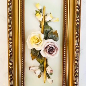 Set vintage schilderijtjes Capodimonte stijl - Afbeelding 6