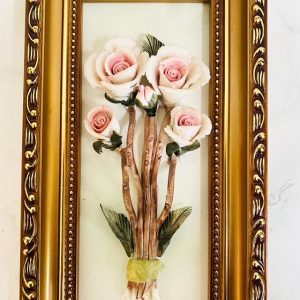 Set vintage schilderijtjes Capodimonte stijl - Afbeelding 4