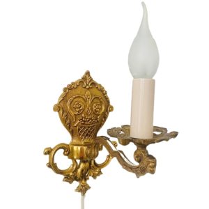 vintage barok wandlamp kaars