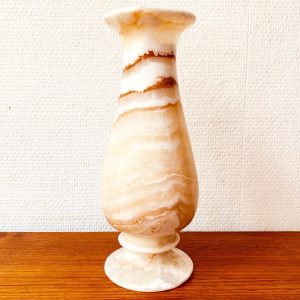 Vintage Marmeren Vaas Beige Marmer