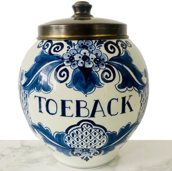 Delftsblauwe Toeback Pot 1950