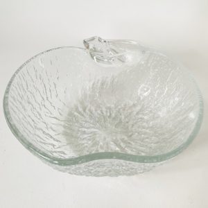Vintage appel saladeschaal glas - Afbeelding 2
