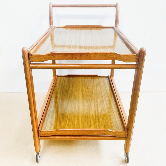 Vintage houten English country barcart Staples & co 1960’s
