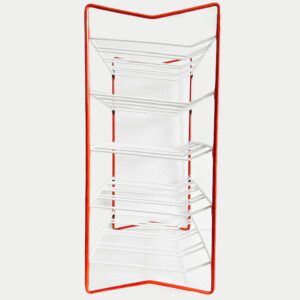 Vintage Tomado opbergrek oranje wit 1960's - Afbeelding 3