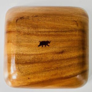 Deens design teak houten slakom schaal mid-century - Afbeelding 4