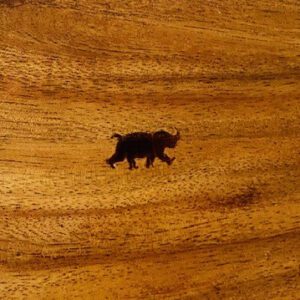 Deens design teak houten slakom schaal mid-century - Afbeelding 5