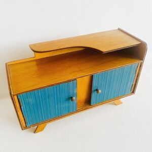 Miniatuur meubels mid-century Deens design lowboard 1960's