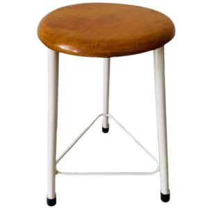 Vintage industriële kruk Friso Kramer stijl 1960's