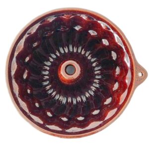 West Germany Scheurich Bruin Aardewerk Tulband Vorm 1960's - Afbeelding 3