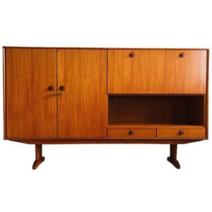 Mid-century Topform Deens design highboard kast vintage sideboard 1960's
