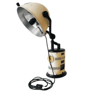 Vintage Industriële tafellamp Hanau designlamp 1930's